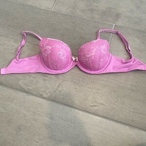 Victoria's Secret Pink Lace Push-Up Bra